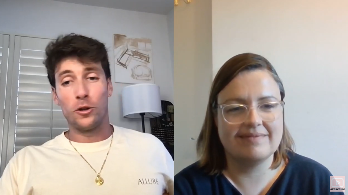 Jeff Violette admits he had no clue what to do during his first acting experience as a villain while speaking with Jen Cooper, as posted on April 29, 2025 | Source: YouTube/VerticalDramaLove