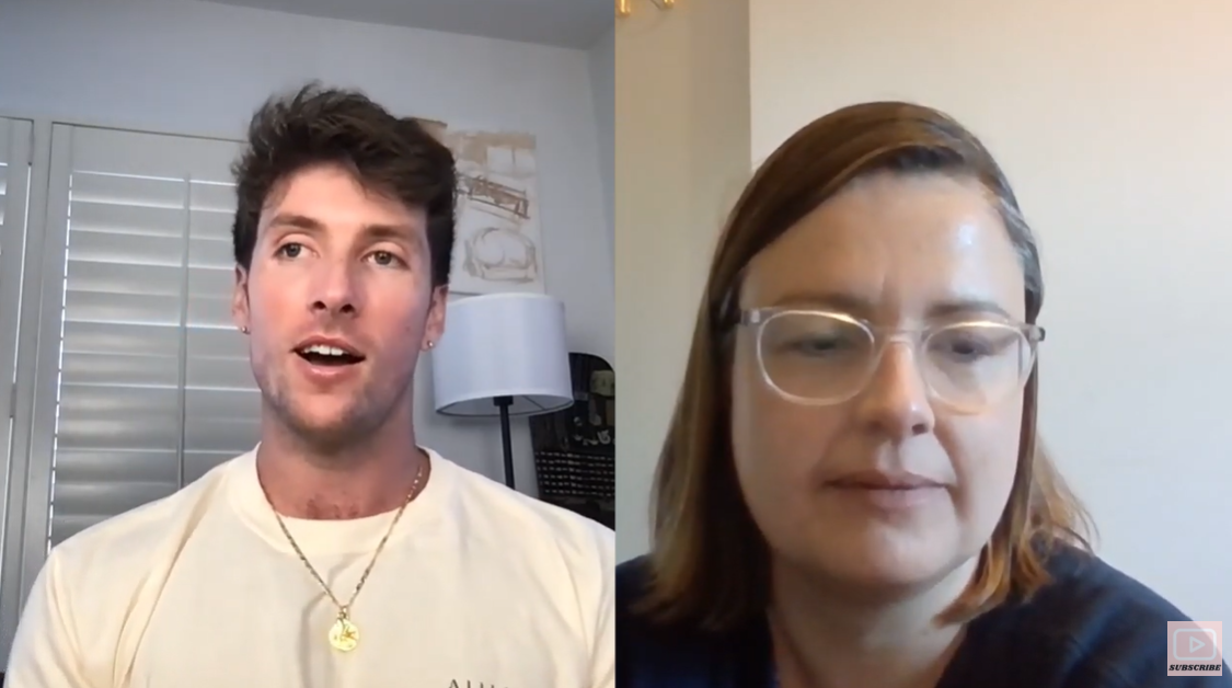 Jeff Violette speaks during his interview with Jen Cooper about his early life before his acting career, as posted on April 29, 2025 | Source: YouTube/VerticalDramaLove